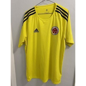 ADIDAS FEDERACION COLOMBIANA DE FUTBOL - T SHIRT - LARGE - GREAT  CONDITION